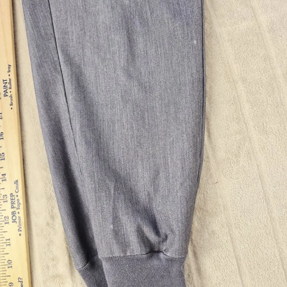 Figs Technical Collection Mens Pants XL Gray Stretch Scrub Performance Defects